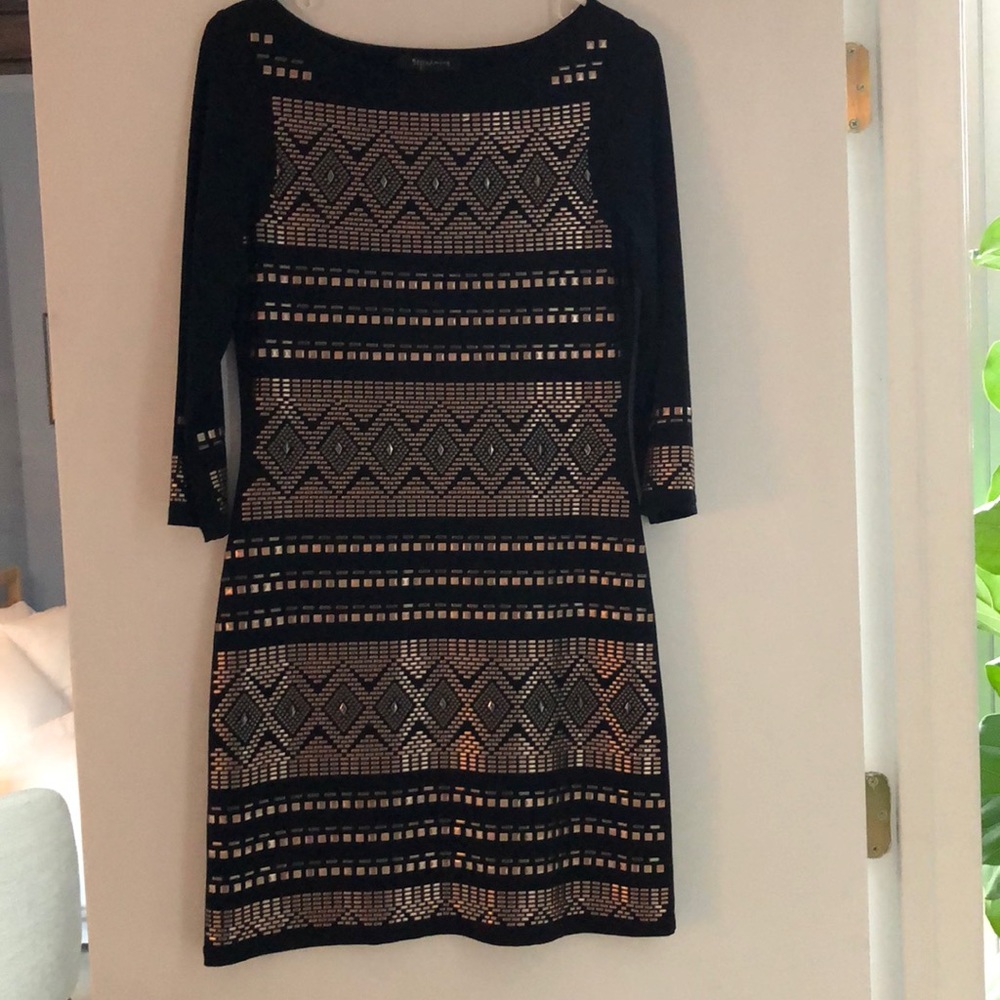 White House | Black Market Aztec Print Dress